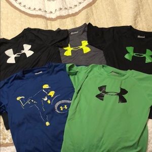UA t shirts size 7. 5 total